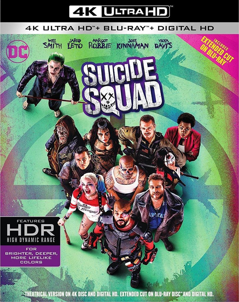 Suicide Squad 4K UHD Blu-ray Slip Cover
