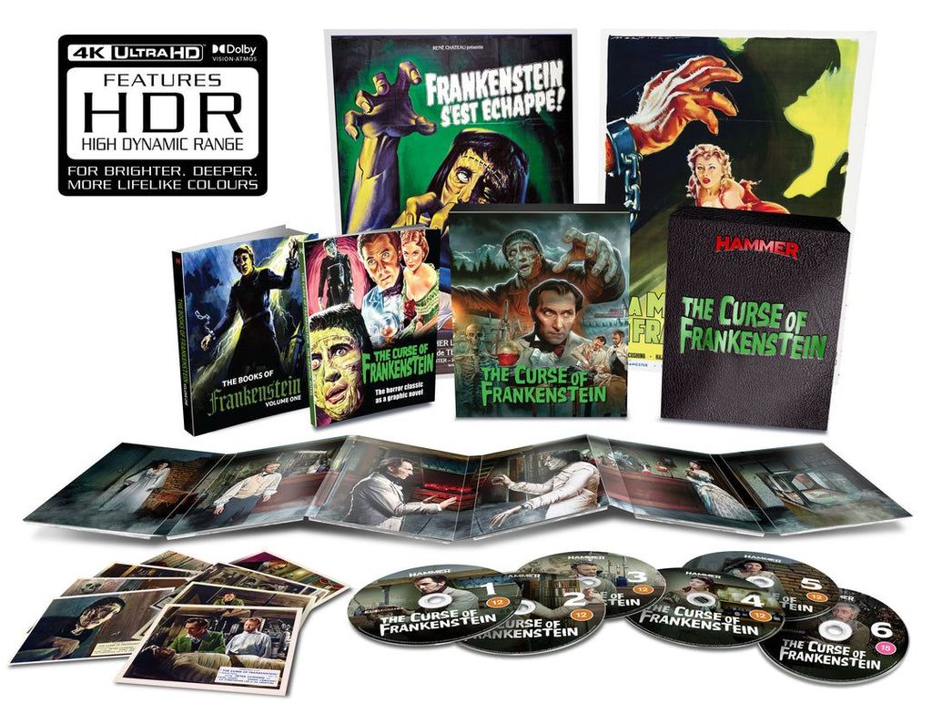 The Curse of Frankenstein LCE Arrives from Hammer on 4K/Blu-ray 0
