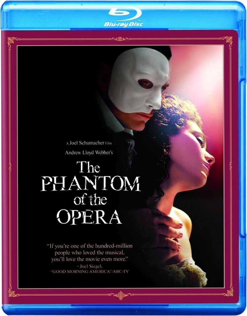The Phantom of the Opera Blu-ray Slip Cover