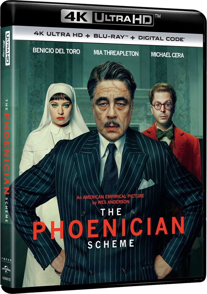 The Phoenician Scheme 4K UHD Blu-ray Slip