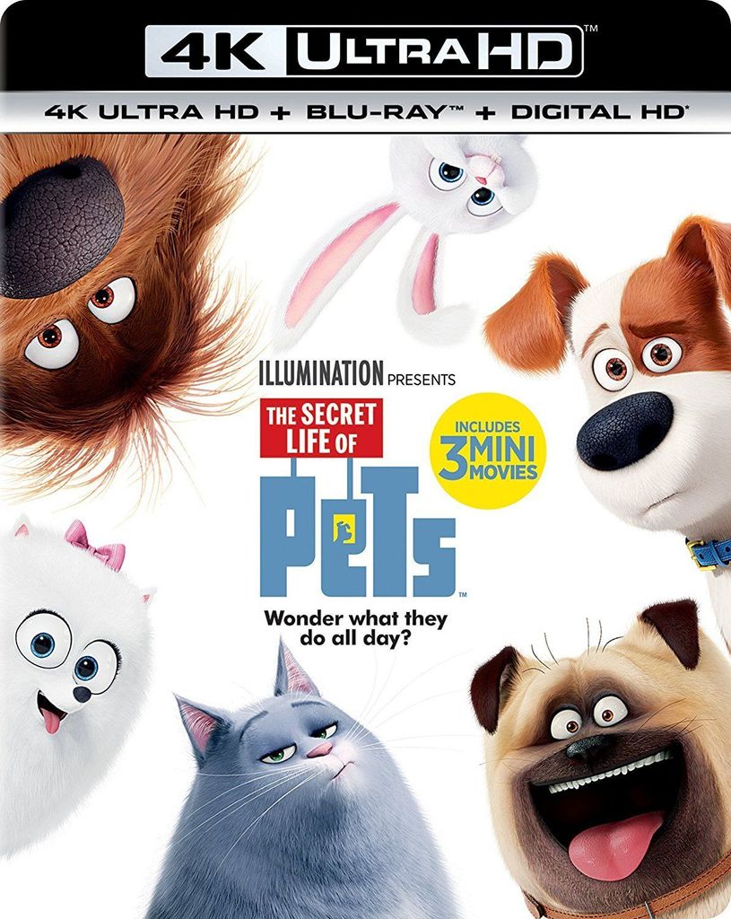 The Secret Life of Pets 4K UHD Blu-ray Slip Cover