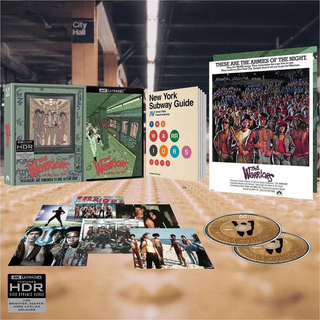 The Warriors 4K UHD Blu-ray Overview Cover