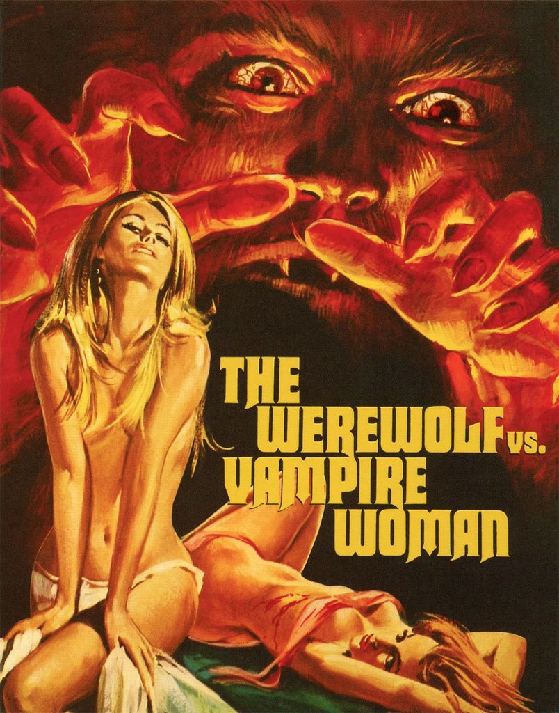 The Werewolf Versus the Vampire Woman 4K UHD Blu-ray Slip Cover