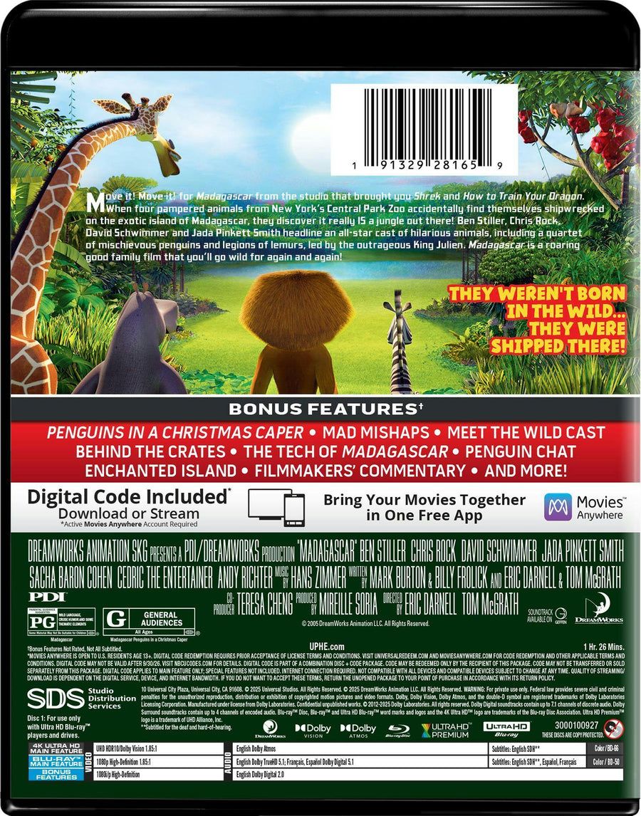 Madagascar 20th Anniversary 4K Blu-ray Arrives July 22 | News