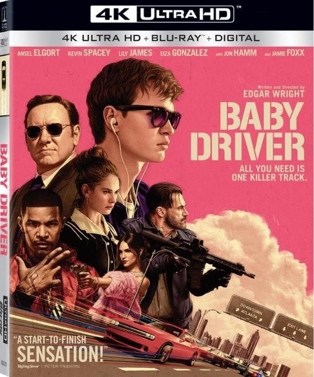 Baby Driver 4K UHD Blu-ray Slip Cover