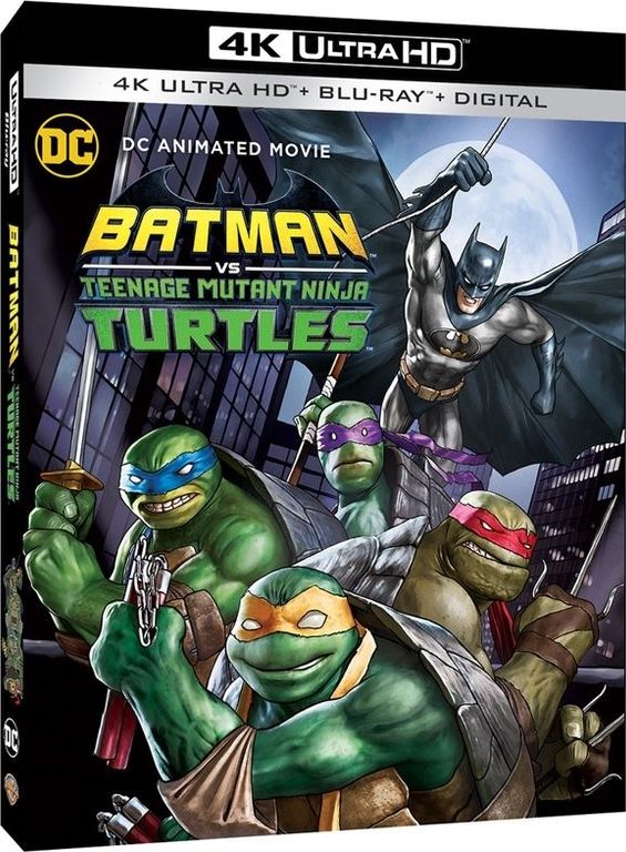 Batman vs Teenage Mutant Ninja Turtles 4K UHD Blu-ray Slip Cover