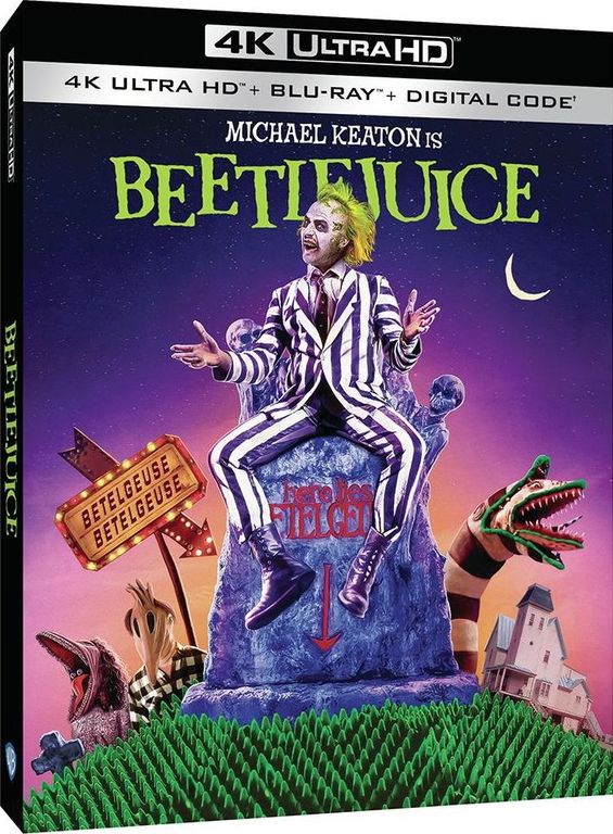 Beetlejuice 4K UHD Blu-ray Overview Cover