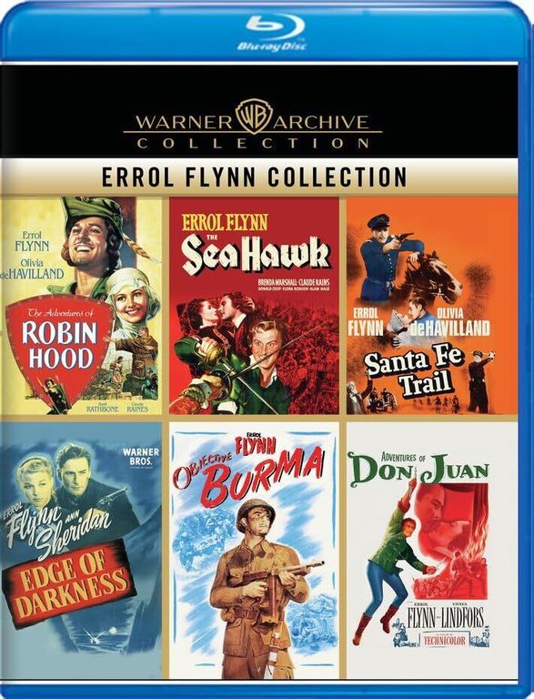 Errol Flynn Collection Blu-ray Front