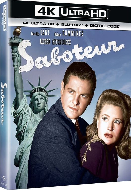 Saboteur 4K UHD Blu-ray Overview Cover