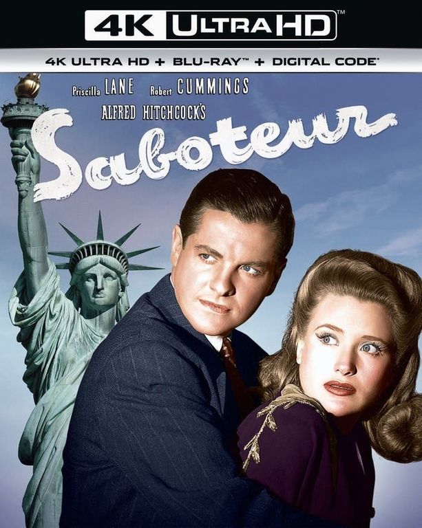 Saboteur 4K UHD Blu-ray Slip Cover