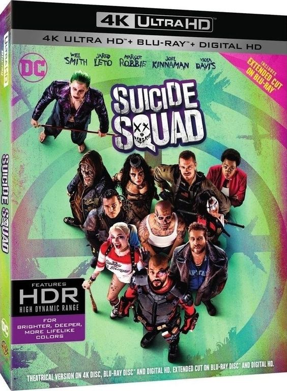 Suicide Squad 4K UHD Blu-ray Overview Cover