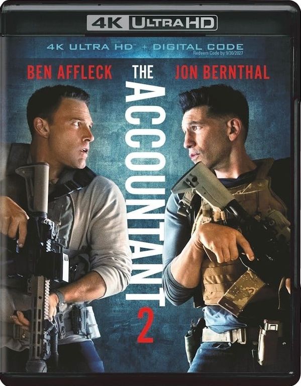 The Accountant 2 4K UHD Blu-ray Front