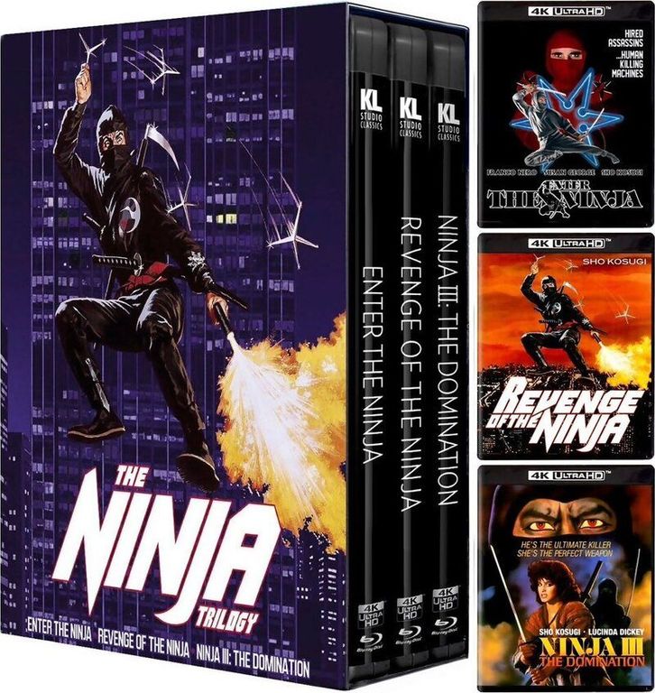The Ninja Trilogy 4K Blu-ray Box Set Arrives Nov 18 from Kino Lorber 0