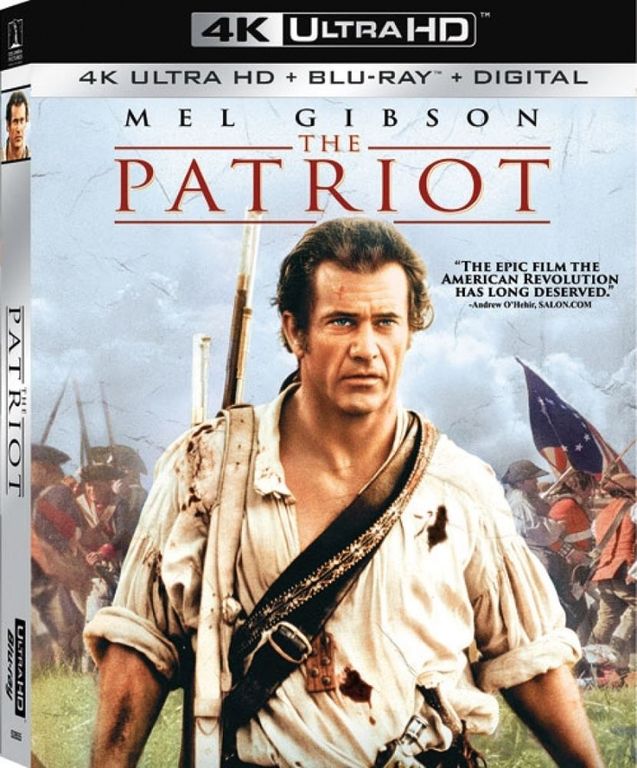 The Patriot 4K UHD Blu-ray Slip Cover