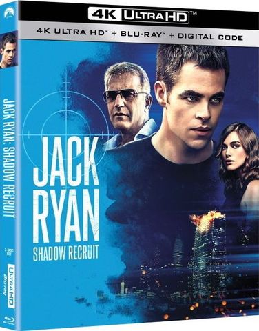 Jack Ryan: Shadow Recruit 4K UHD Blu-ray Slip Cover