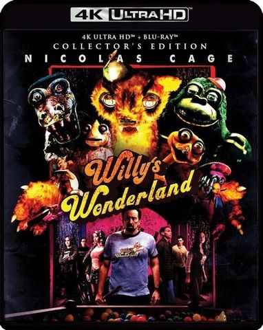 Willy's Wonderland 4K UHD Blu-ray Front Cover