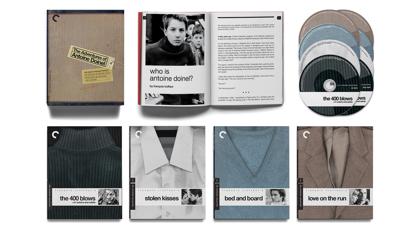 The Adventures of Antoine Doinel 4K Blu-ray Box Set Arrives July