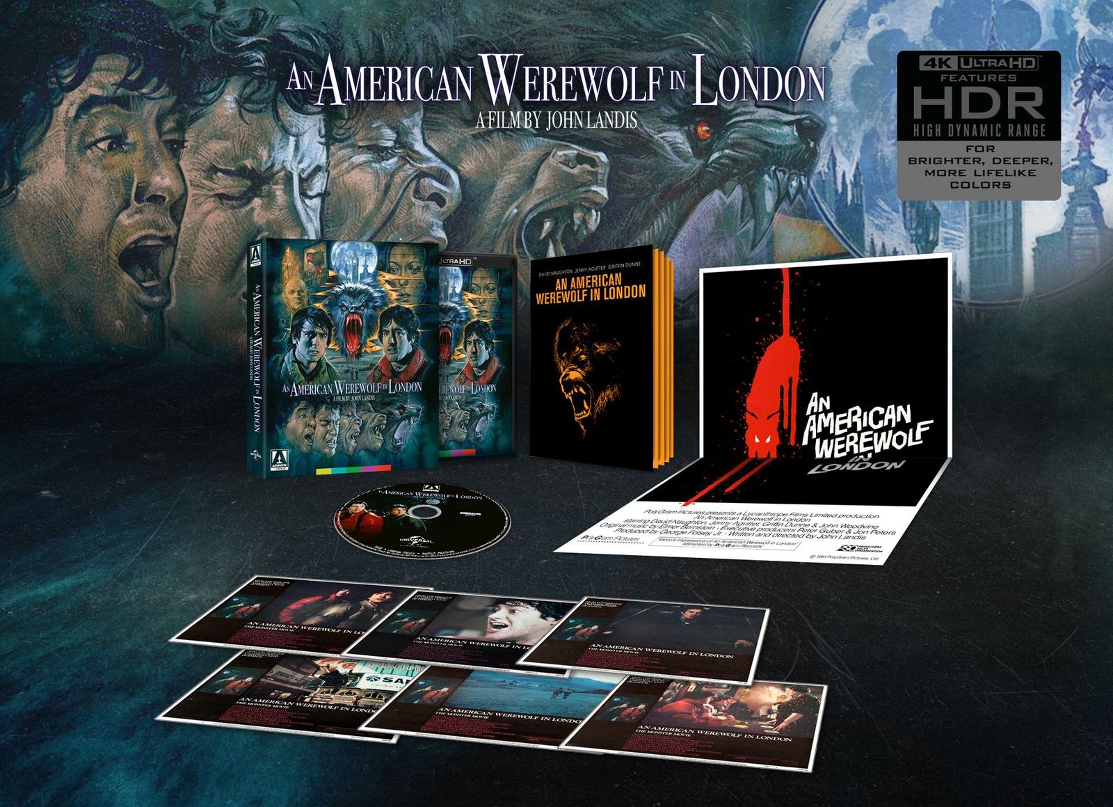 An American Werewolf in London 4K UHD Blu-ray Overview Cover