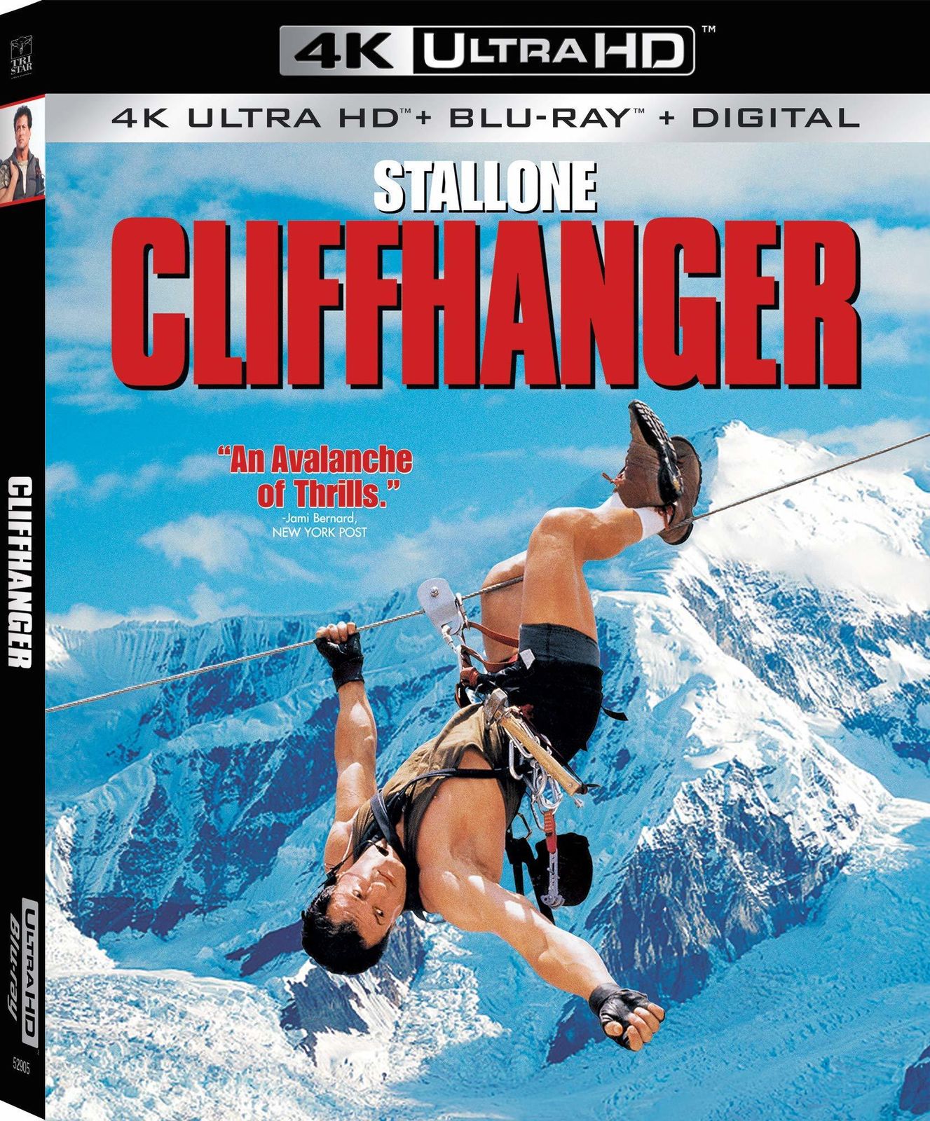 Cliffhanger 4K UHD Blu-ray Slip Cover