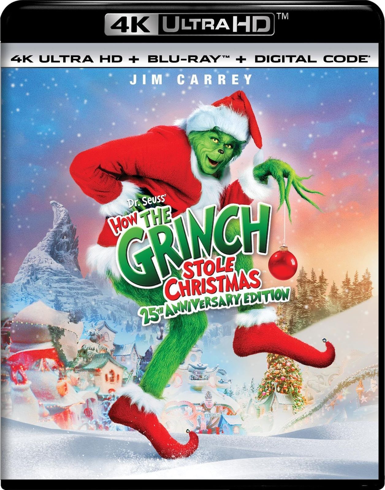 How the Grinch Stole Christmas 4K UHD Blu-ray Front