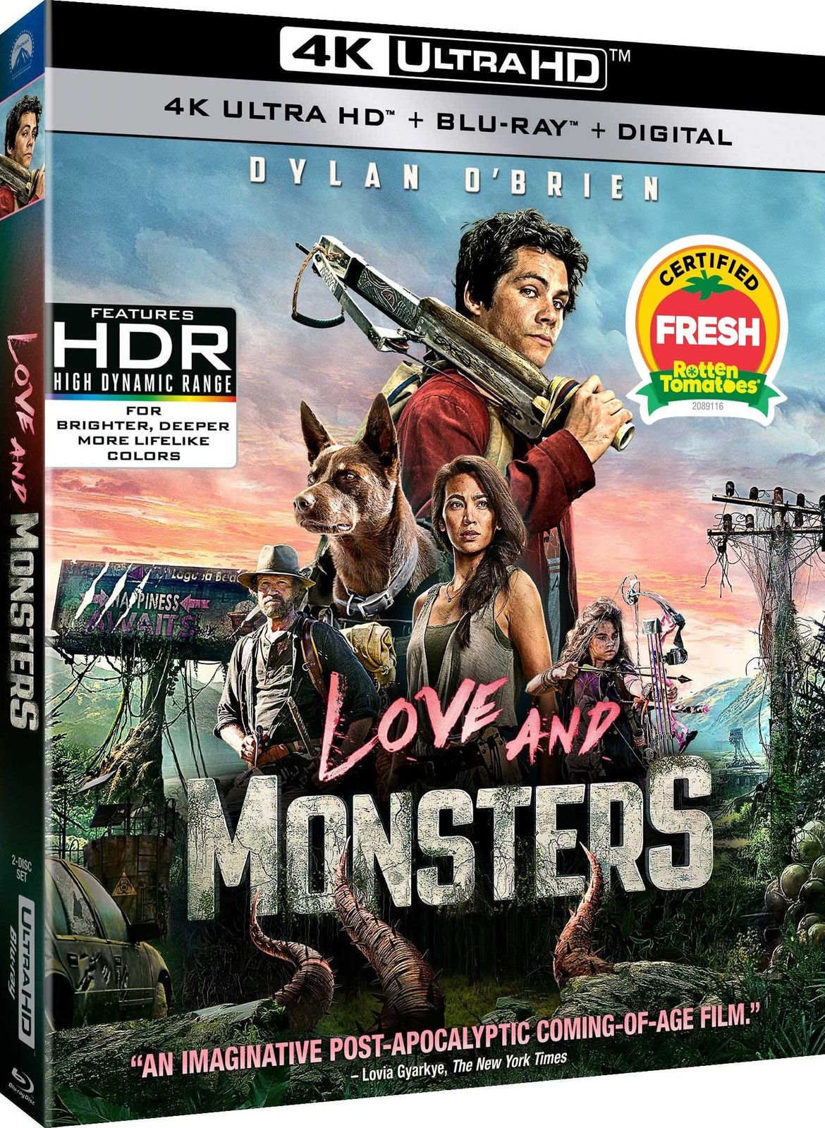 Love and Monsters 4K UHD Blu-ray Slip Cover