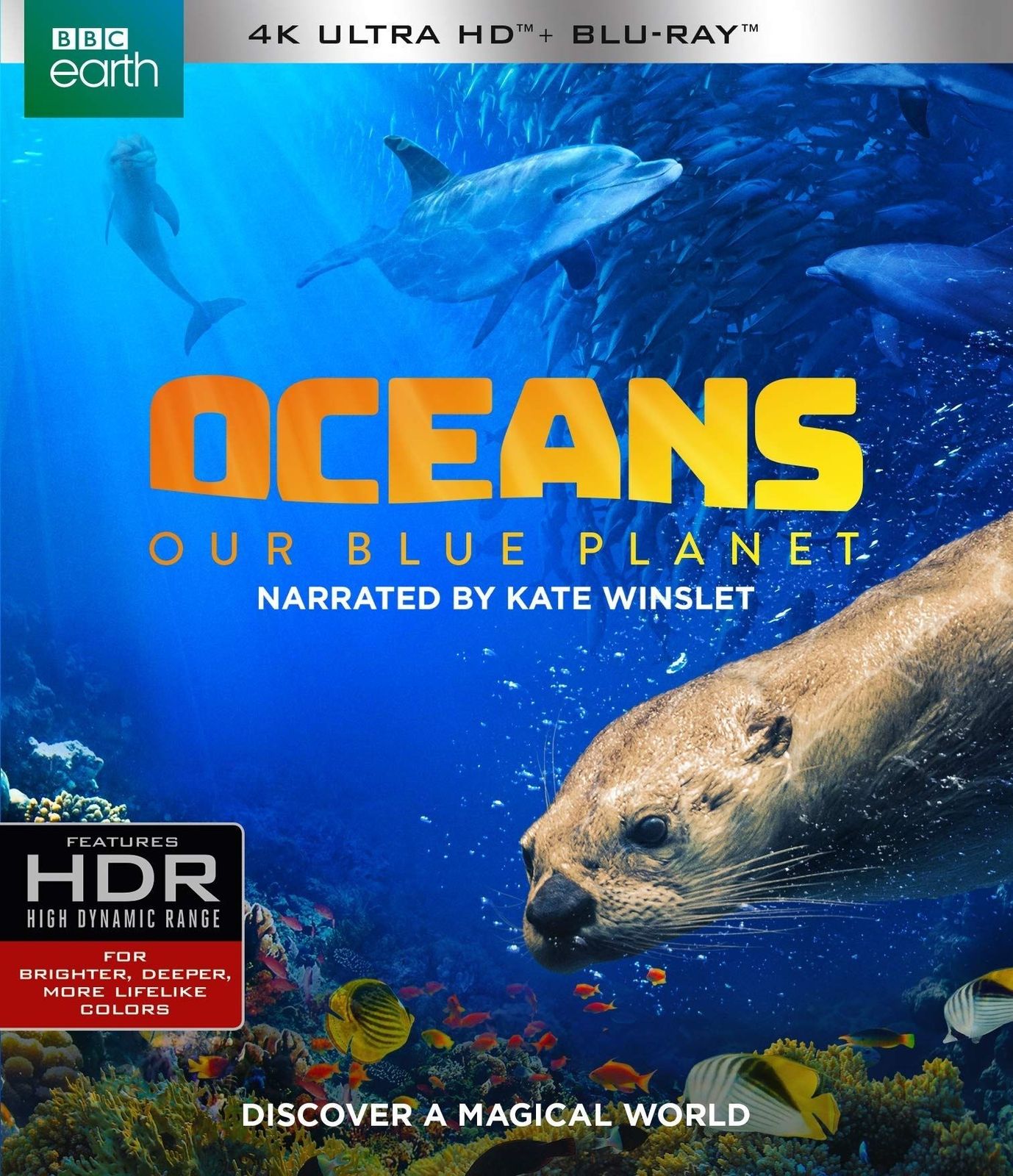 Oceans: Our Blue Planet 4K UHD Blu-ray Slip Cover