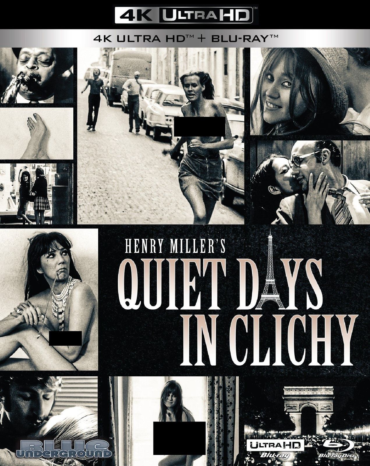 Quiet Days in Clichy 4K UHD Blu-ray Slip Cover