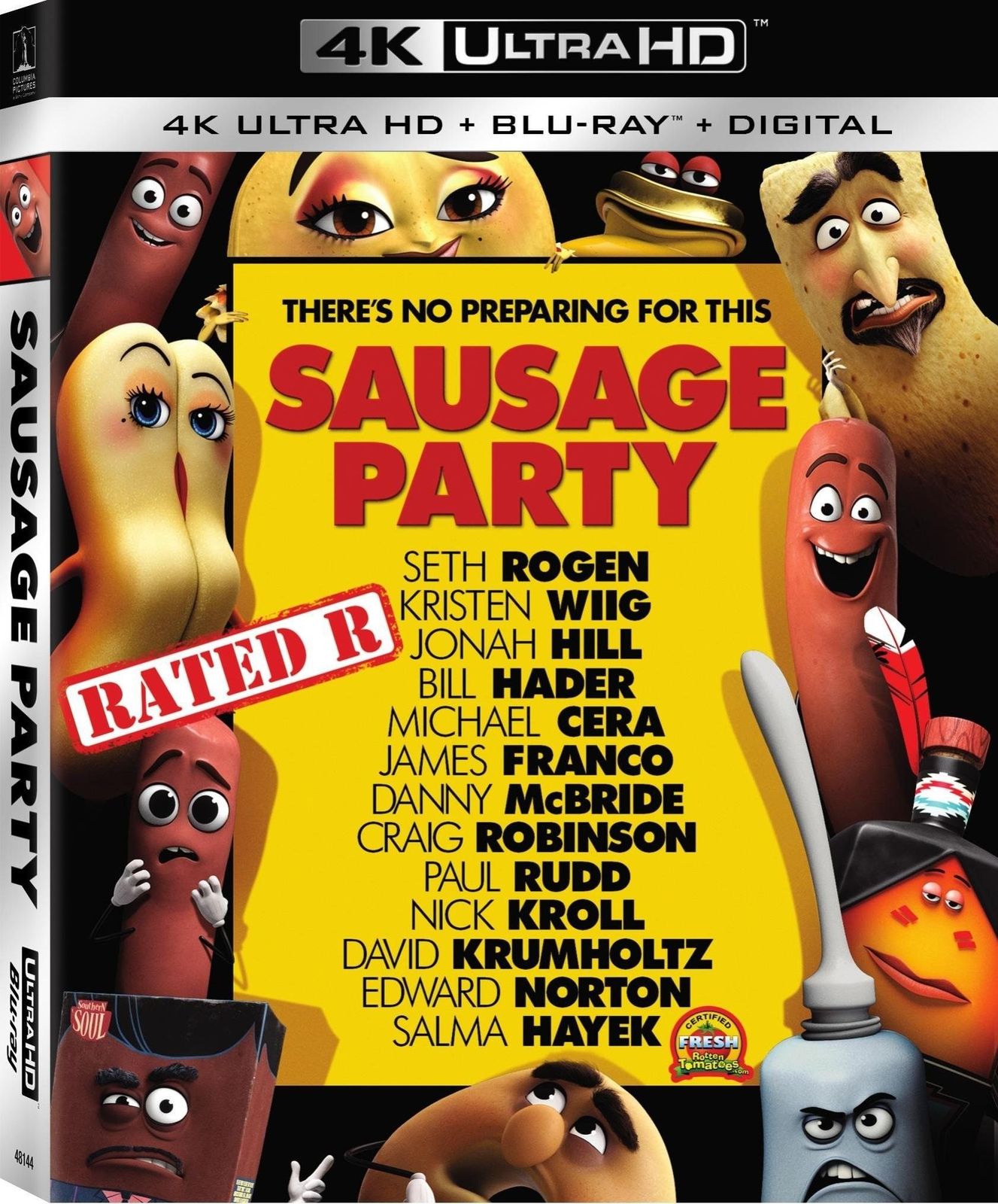 Sausage Party 4K UHD Blu-ray Slip Cover