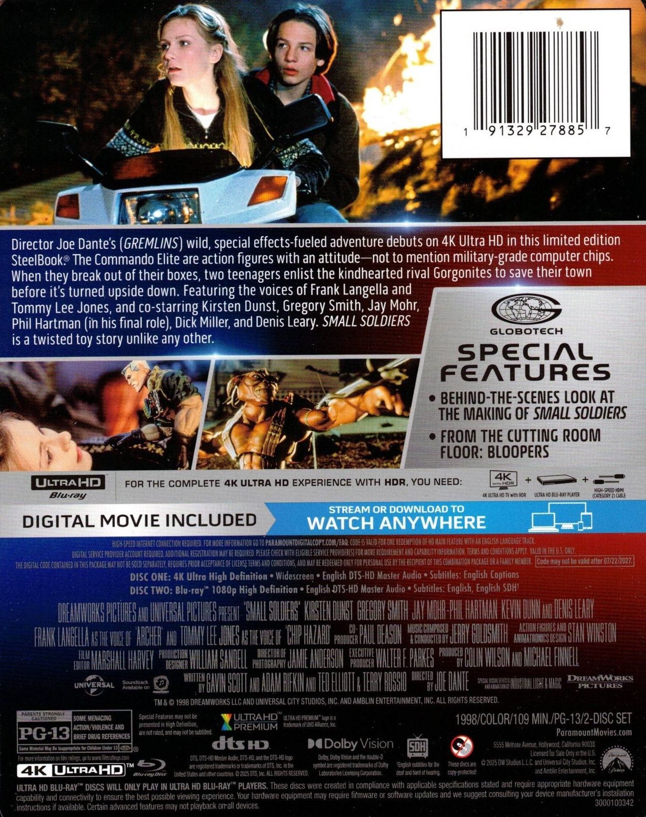Small Soldiers 4K UHD Blu-ray Slip Back