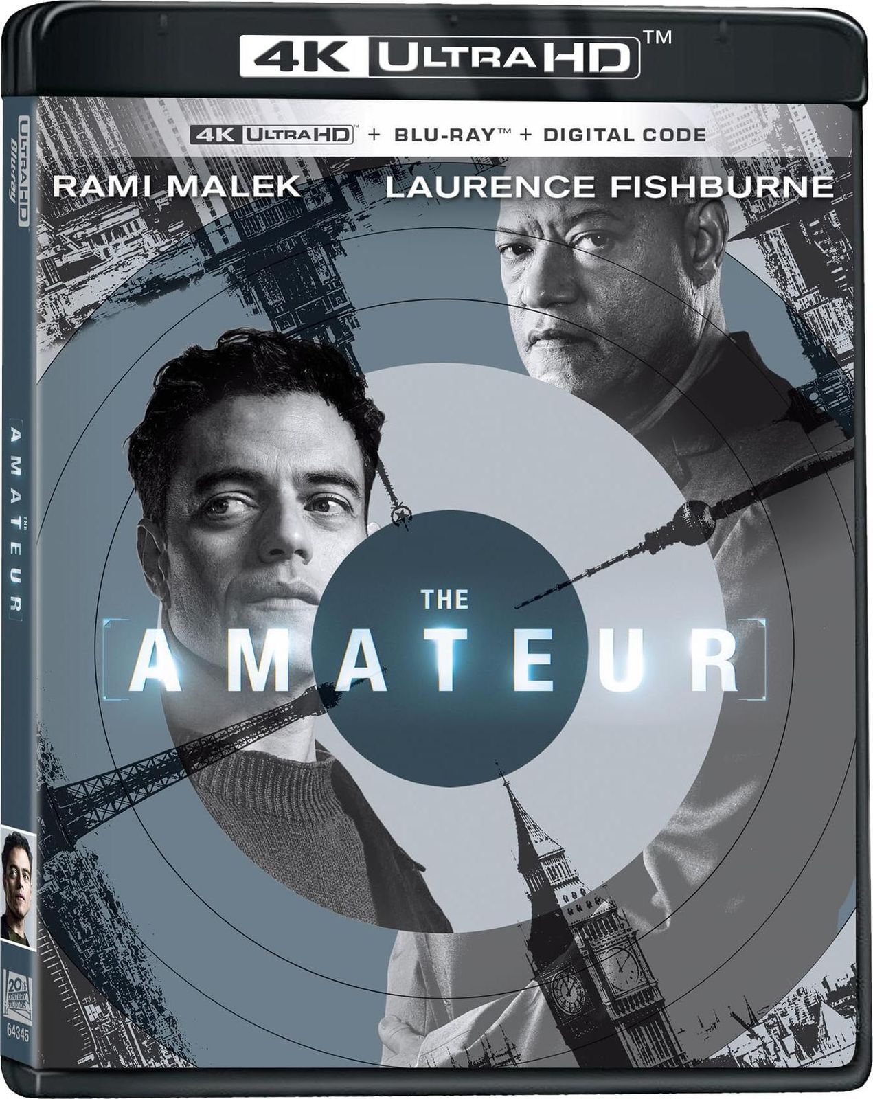 The Amateur 4K UHD Blu-ray Front