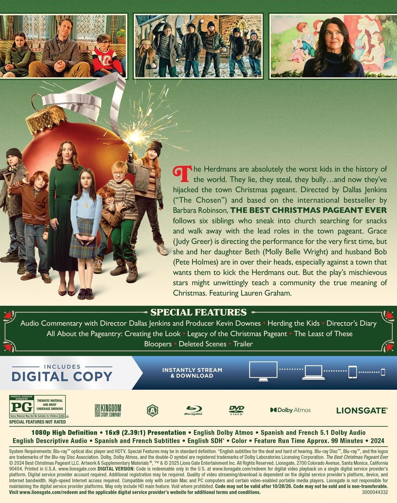 The Best Christmas Pageant Ever Blu-ray Arrives October 28 from Lionsgate 0
