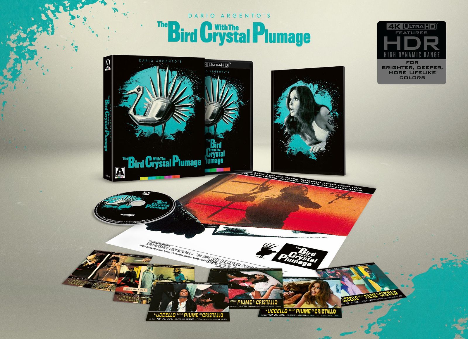 The Bird with the Crystal Plumage 4K UHD Blu-ray Overview Cover