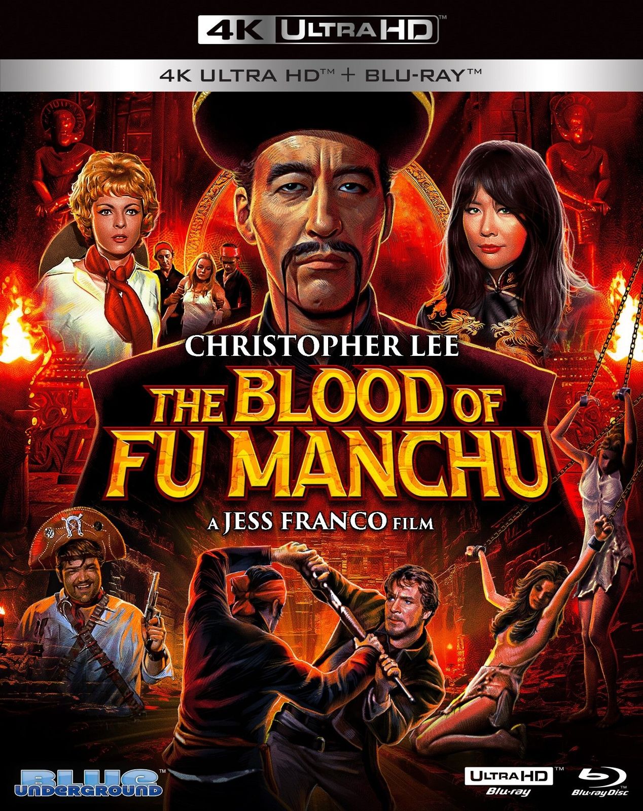 The Blood of Fu Manchu 4K UHD Blu-ray Front