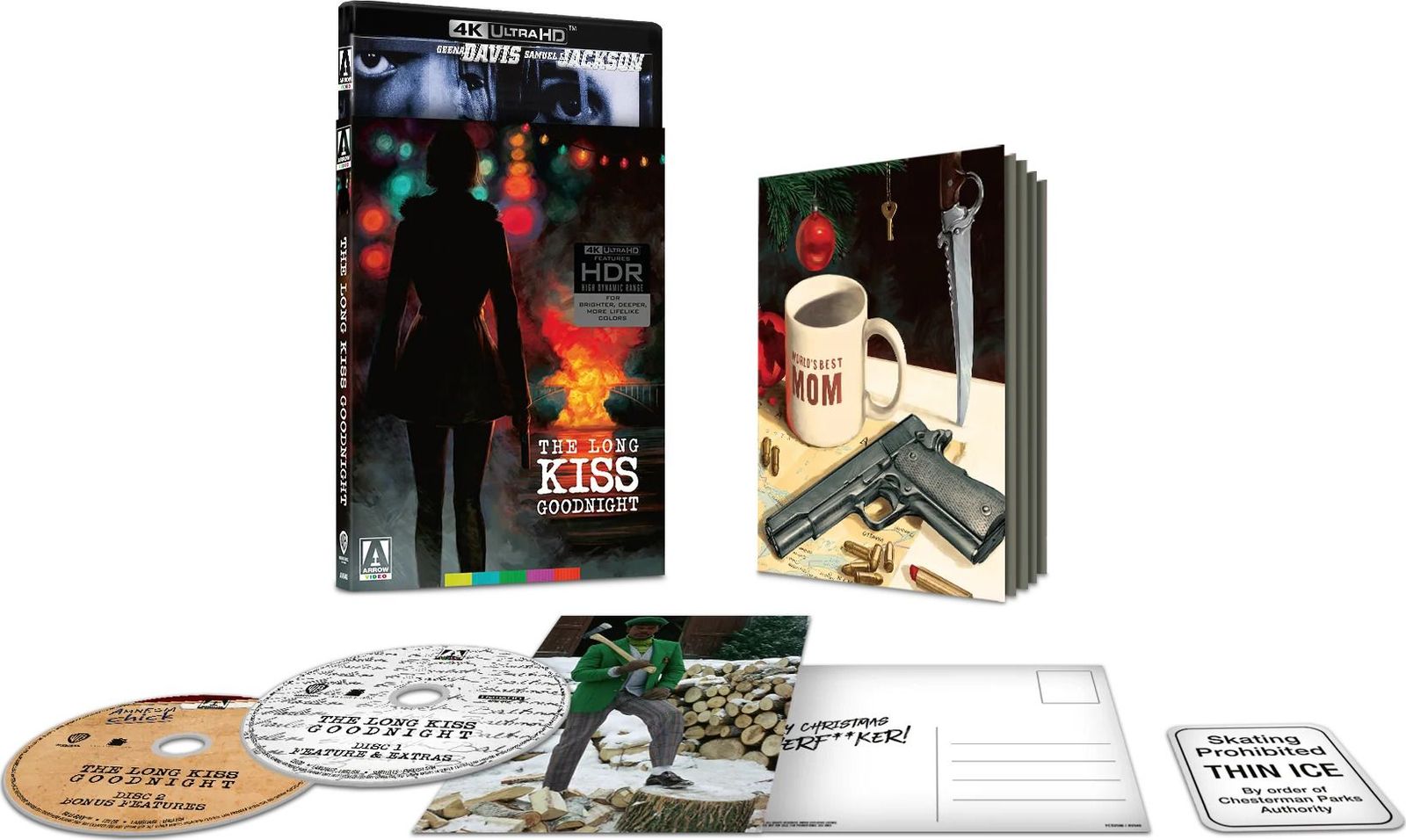 The Long Kiss Goodnight 4K UHD Blu-ray Overview Cover