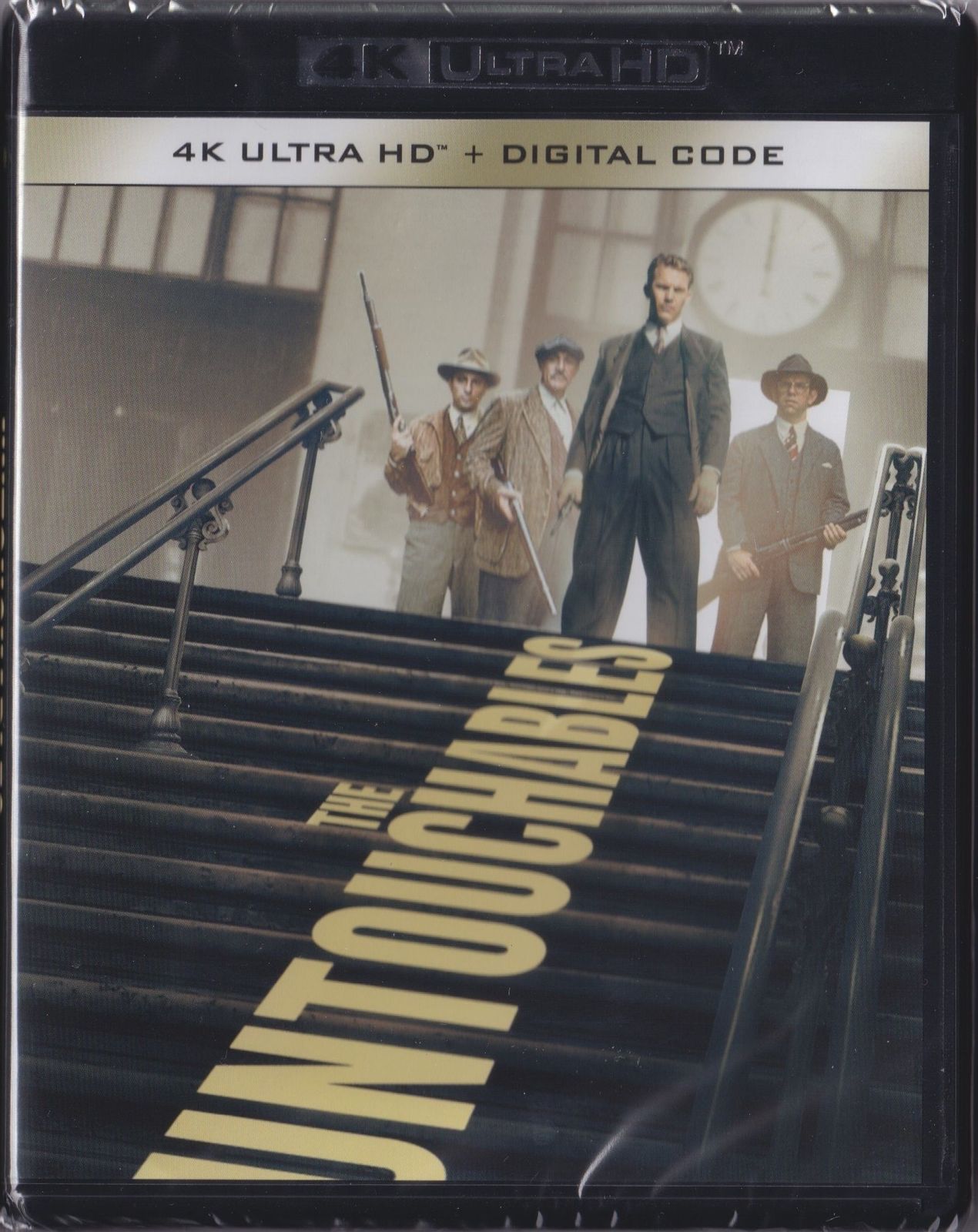 The Untouchables 4K UHD Blu-ray Overview Cover