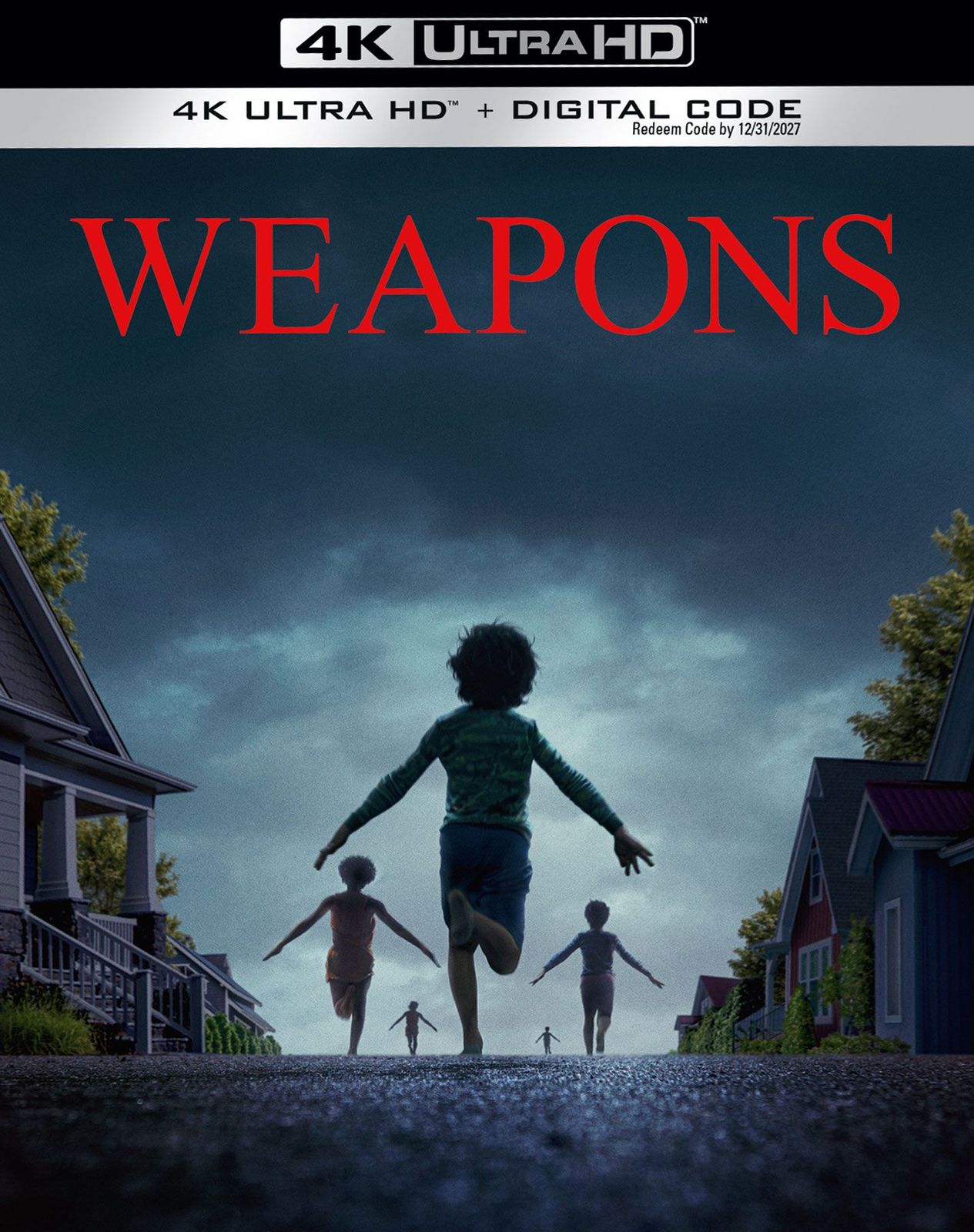 Weapons 4K UHD Blu-ray Front
